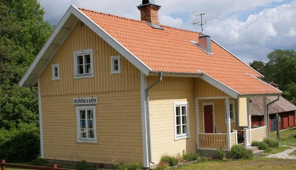 The Lock House, the former lock keeper's house on the Göta Canal