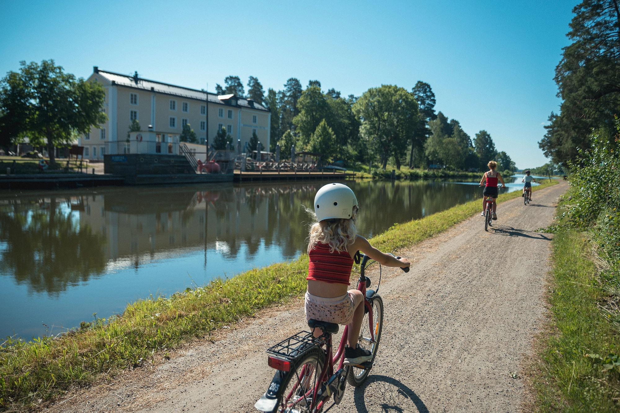 Cykeltur vid Norrqvarns slussar och Göta kanal